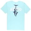 Aftco Weigh-In Tuna T-Shirt - Bahama Heather - Large