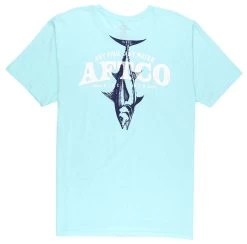 Aftco Weigh-In Tuna T-Shirt - Bahama Heather - Large