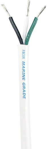 Ancor White Triplex Cable - Round