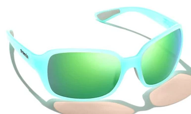 Bajio Balam Sunglasses - Cenote Blue Gloss Frame/Grey Glass Lens