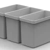 Buzbe Customizable Deep Bins - (3) 1x2D Deep Bins