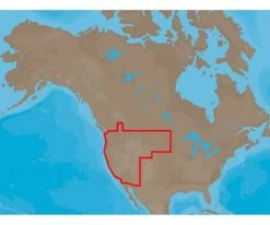 C-MAP MAX Lakes NA-M020 - Region 4: West