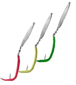 Chopper Assorted Tube Rigged Diamond Back Smooth Jig Lures