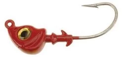 DOA C.A.L. Jig Heads Long Shank 1/4oz 3 Pack 424 Red-Gold Eye