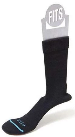 FITS Light Hiker Crew Socks - Black S