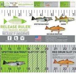 Florida Inshore Slam Release Ruler Decal