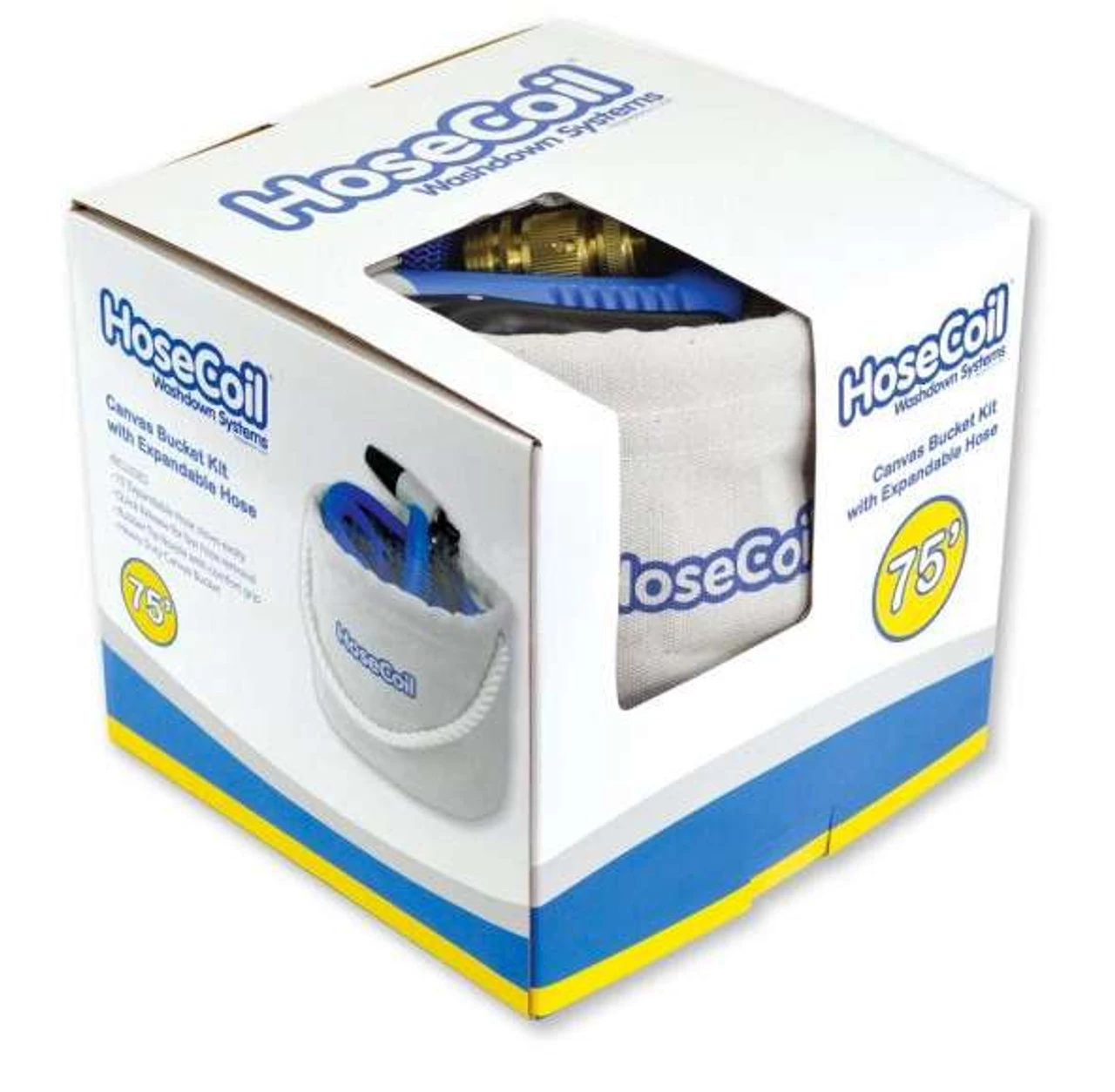 HoseCoil Canvas Bucket Kit With 75 Ft. Expandable Hose - Image 2