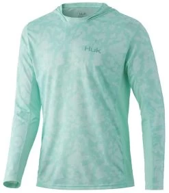 Huk Icon X Running Lakes Hoodie - Beach Glass - X-Large