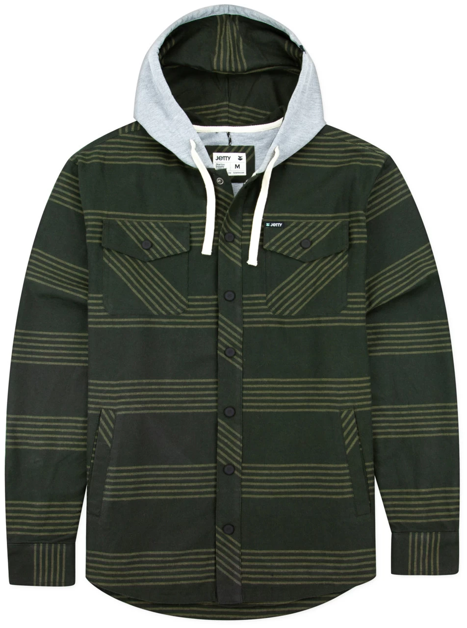 Jetty Mayfly Hooded Flannel Jackets - Image 2