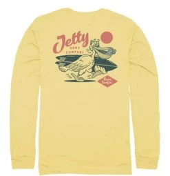 Jetty Pelican Long Sleeve T-Shirt - Blonde