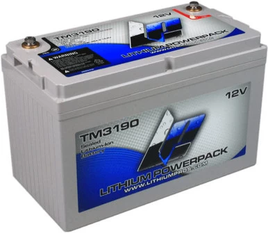 Lithium Pros TM3190 LiFePO4 Lithium Powerpack Battery - 12.8V/90 Ah