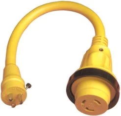 Marinco 104SPP Pigtail Adapter Plus - 30A Female To 15A Male