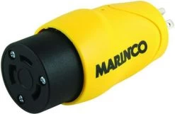 Marinco S15-30 One Piece Adapter 30A 125V Female To 15A 125V Male