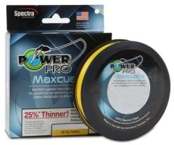 Power Pro PowerPro Maxcuatro Braided Fishing Line Hi-Vis Yellow 1500yd Spools