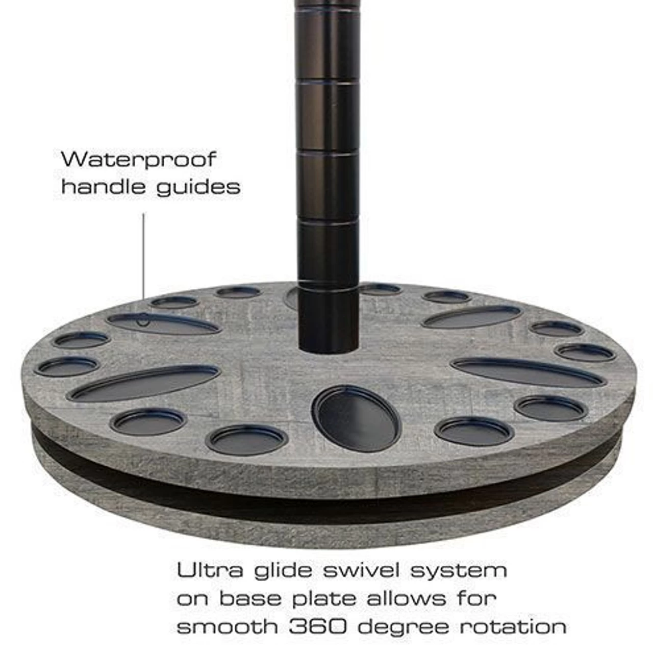 Rush Creek Creations 24 Rod Spinning Storage Floor Racks - Image 3