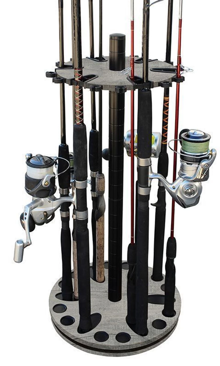 Rush Creek Creations 24 Rod Spinning Storage Floor Racks