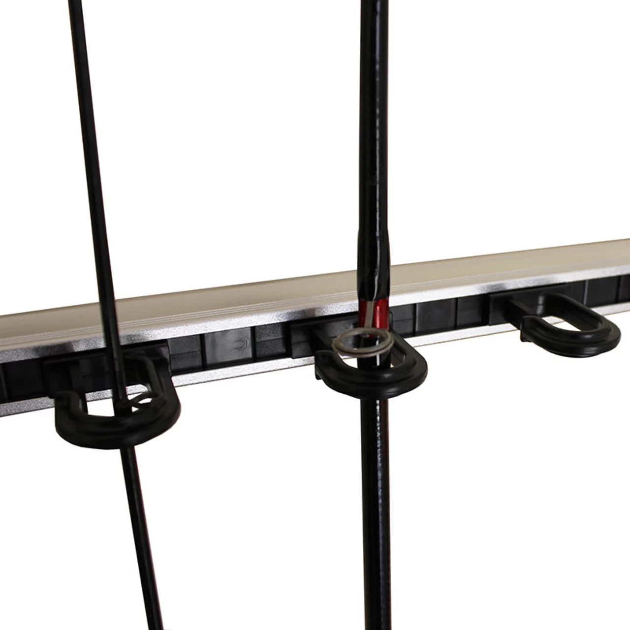 Rush Creek Creations 3-in-1 Aluminum 10 Rod Wall/Ceiling Rack - Image 7