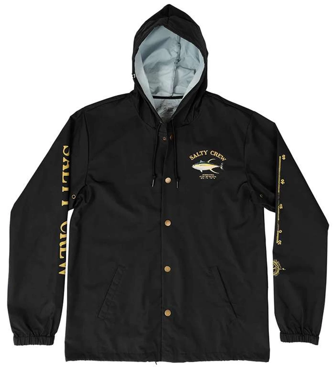 Salty Crew Ahi Mount Snap Jacket - Black - Medium