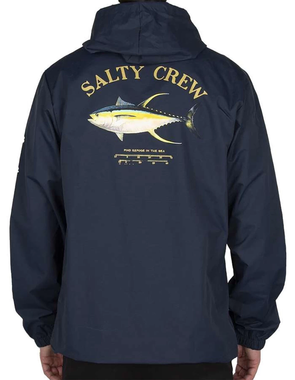 Salty Crew Ahi Mount Snap Jacket - Navy - Medium - Image 4