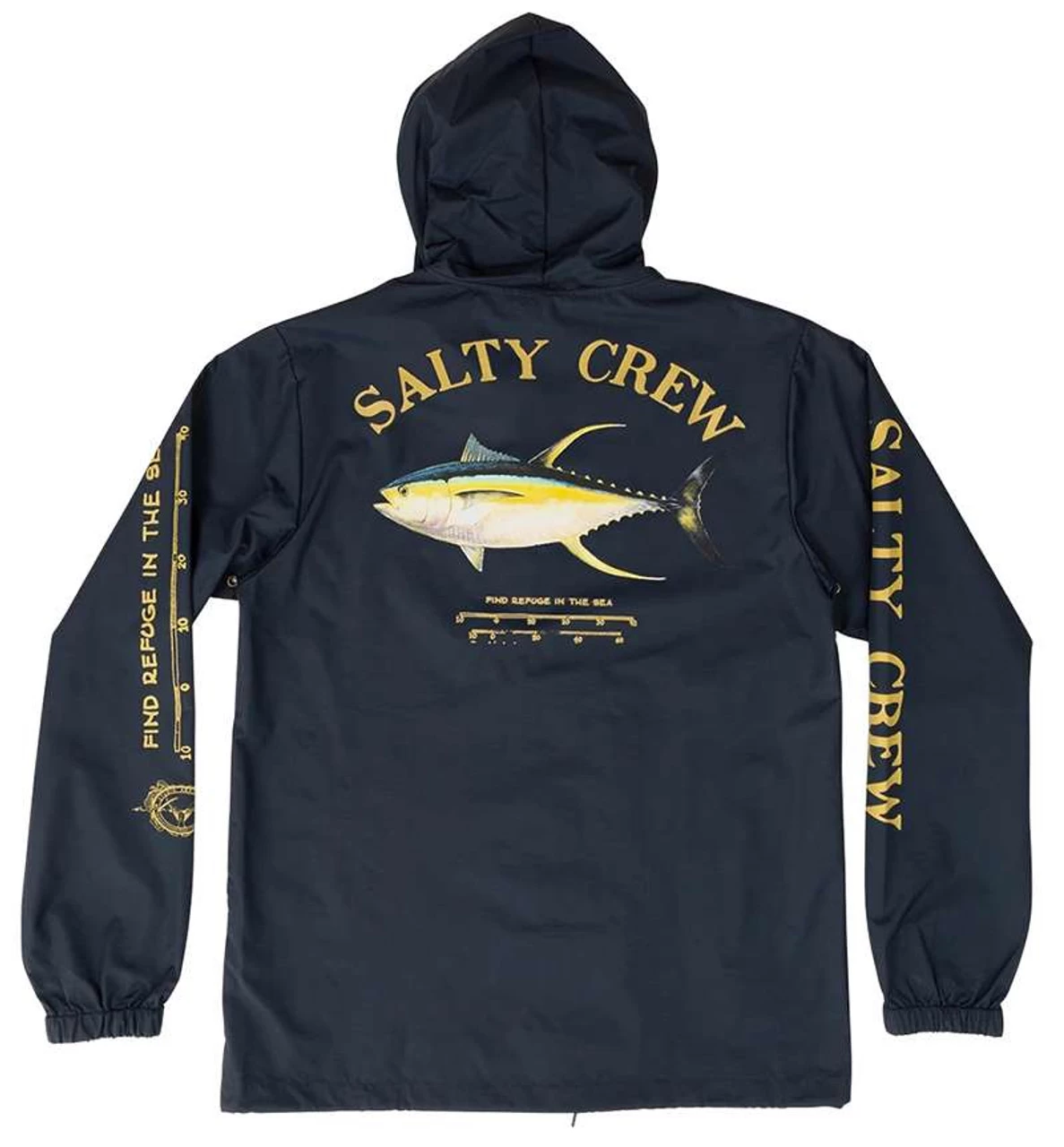 Salty Crew Ahi Mount Snap Jacket - Navy - Medium - Image 2
