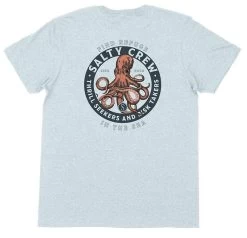Salty Crew Deep Reach Short Sleeve T-Shirt - Light Blue - XL