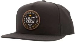 Salty Crew Fathom 5 Panel Hat - Black