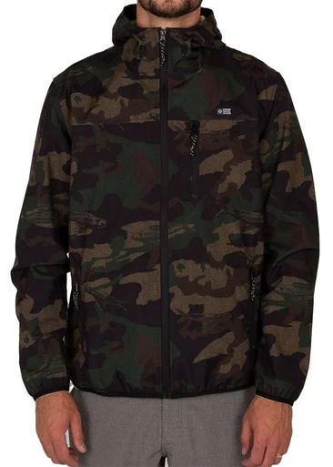 Salty Crew Headwind Packable Jacket - Camo