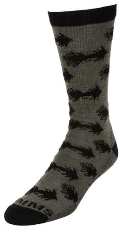 Simms Daily Sock - Woolly Bugger Moss - Large