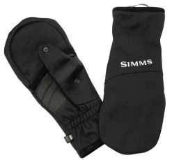 Simms Freestone Foldover Mitt - Black - Large