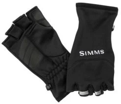 Simms Freestone Half Finger Mitt - Black