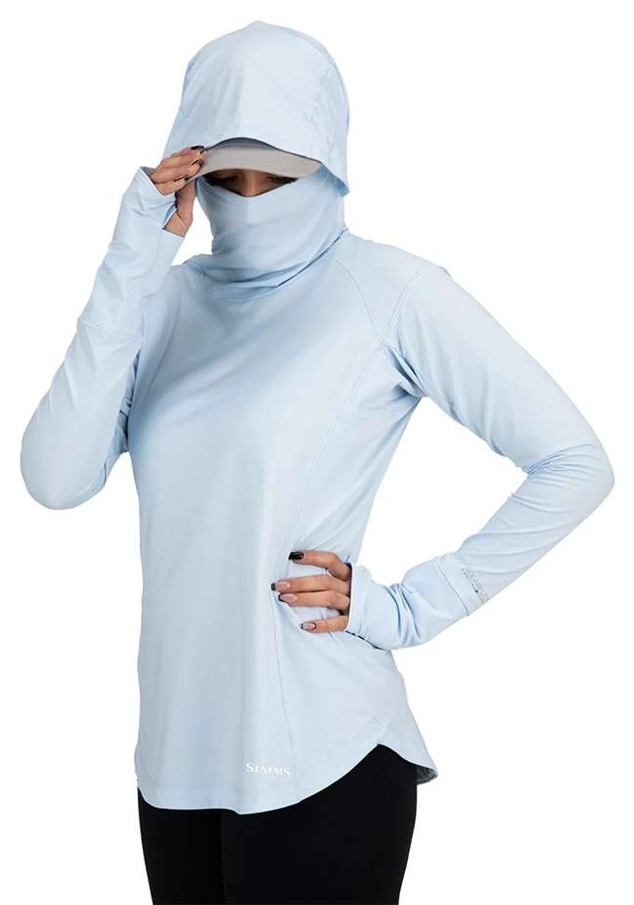 Simms Womens Solarflex Cooling Hoody - Ice - Image 2