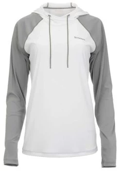 Simms Womens Solarflex Hoody - White Cinder - Medium