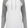 Simms Womens Solarflex Hoody - White Cinder - Small
