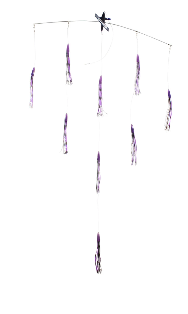Strike Point Tackle 36in Outbound Rudder Spreader Bar - Purple
