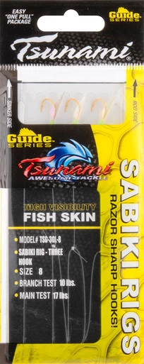 Tsunami Guide Series 3-Hook Sabiki Rig