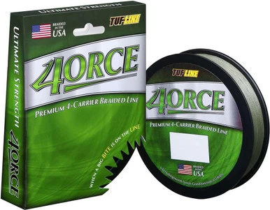 TUF-LINE 4ORCE Braided Line - Green - 125 Yd. (6 Lb. - 30 Lb.) 6 Lb.