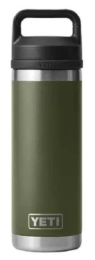 YETI Rambler Bottle - 18 Oz. - Chug Cap - Highlands Olive