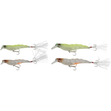 Yo-Zuri Crystal 3D Shrimp Lures - 4 Pack Select Colors